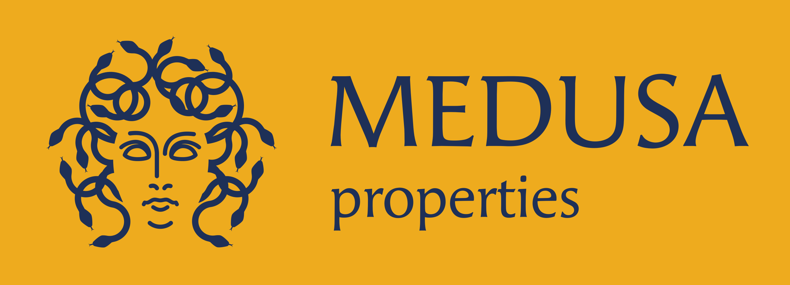 logo Medusa properties hor